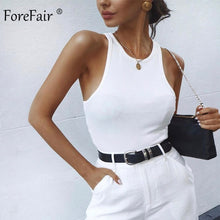 Load image into Gallery viewer, FOREFAIR Women Ribbed Tank Top