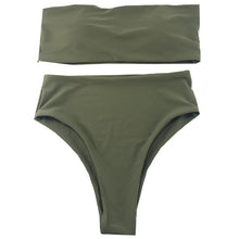 Load image into Gallery viewer, CIKINI Women Push up High Waist Brazilian Bikini Set