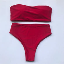 Load image into Gallery viewer, CIKINI Women Push up High Waist Brazilian Bikini Set