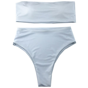 CIKINI Women Push up High Waist Brazilian Bikini Set