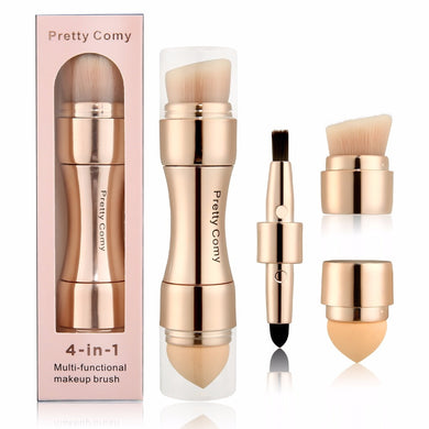 PRETTY COMY 4 In 1 Makeup Brushes