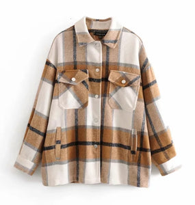 TOPPIES Women Loose Oversize Woolen Coat