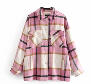 TOPPIES Women Loose Oversize Woolen Coat