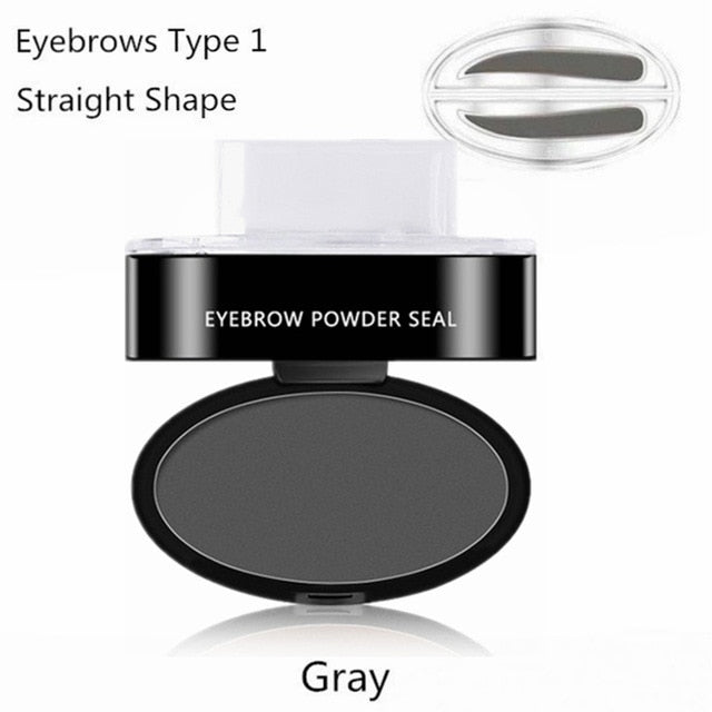 HUAMIANLI Natural Arched Eyebrow Powder Seal