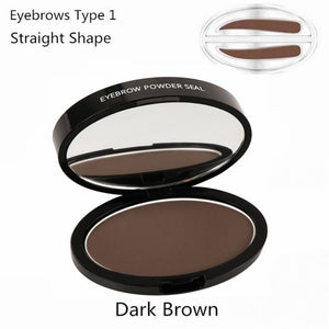 HUAMIANLI Natural Arched Eyebrow Powder Seal