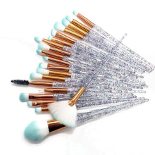 Load image into Gallery viewer, MENGSHANG 20pcs Diamond Makeup Brush Set