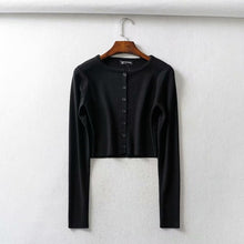 Load image into Gallery viewer, BRUSCREST Women Cropped Sweater