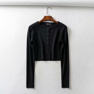 BRUSCREST Women Cropped Sweater