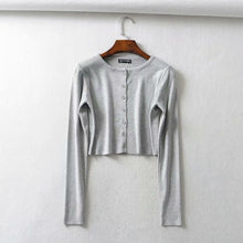 Load image into Gallery viewer, BRUSCREST Women Cropped Sweater