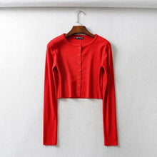 Load image into Gallery viewer, BRUSCREST Women Cropped Sweater