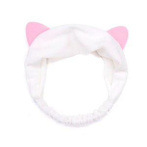 BYEOAUURTSY Flannel Cosmetic Headbands Soft Bowknot