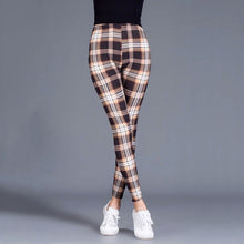 Load image into Gallery viewer, CUHAKCI Women Graffiti Floral Patterned Print Leggings
