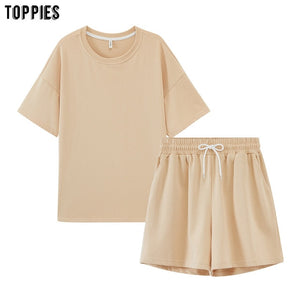 TOPPIES Summer Two Piece Sweatsuit