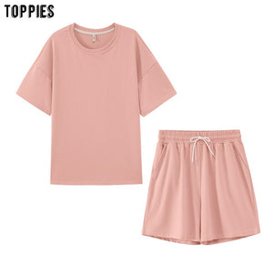 TOPPIES Summer Two Piece Sweatsuit