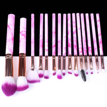 Load image into Gallery viewer, BEAUTIES 5/10/15pcs Marble Makeup Brushes