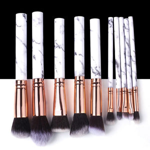 BEAUTIES 5/10/15pcs Marble Makeup Brushes