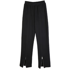 Load image into Gallery viewer, [EAM] High Elastic Waist Zipper Long Leg Trousers