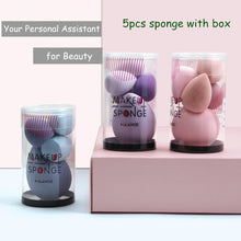 Load image into Gallery viewer, MAANGE 5Pcs Makeup Sponge Set