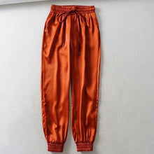 Load image into Gallery viewer, GAOKE Women Loose Elegant High Waist Flare Trousers