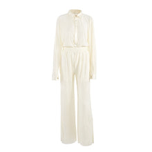 Load image into Gallery viewer, OOTN Women Wide Leg Elastic High Waist Oversized Pants And Top