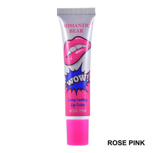 ROMANTIC BEAR Amazing 6 Colors Peel Off Liquid Lipstick