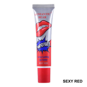 ROMANTIC BEAR Amazing 6 Colors Peel Off Liquid Lipstick