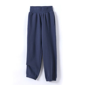 GCAROL Extra Long Hooded Fleece Sweatshirt And Pants Two Piece Set