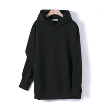 Load image into Gallery viewer, GCAROL Extra Long Hooded Fleece Sweatshirt And Pants Two Piece Set