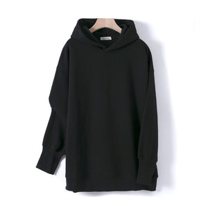 GCAROL Extra Long Hooded Fleece Sweatshirt And Pants Two Piece Set