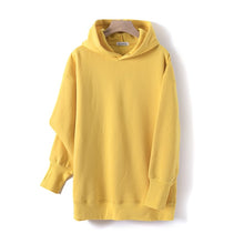 Load image into Gallery viewer, GCAROL Extra Long Hooded Fleece Sweatshirt And Pants Two Piece Set