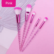 Load image into Gallery viewer, Women 10pcs Unicorn Glitter Makeup Brushes Set