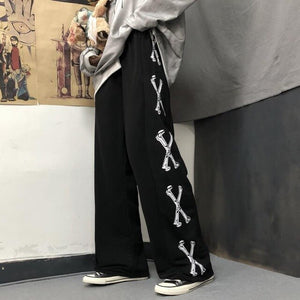 GOGHVINCI Women Printed Retro Pants