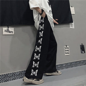GOGHVINCI Women Printed Retro Pants