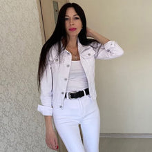Load image into Gallery viewer, MSDASTE Women Denim Basic Slim Jacket