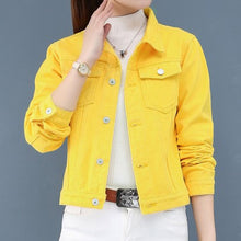 Load image into Gallery viewer, MSDASTE Women Denim Basic Slim Jacket
