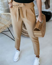 Load image into Gallery viewer, NOMISSMORE Women Slim Hip Solid Color Pencil Pants