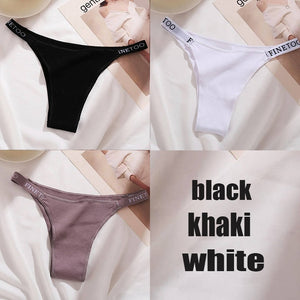 FINETOO Women 3PCS/Set Cotton Underwear