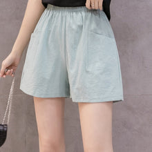 Load image into Gallery viewer, LUCKBN Women Elastic Waist Casual Loose Pants