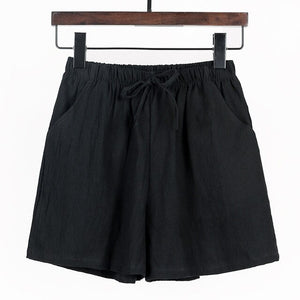 LUCKBN Women Elastic Waist Casual Loose Pants