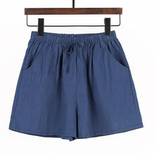 Load image into Gallery viewer, LUCKBN Women Elastic Waist Casual Loose Pants