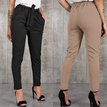 Load image into Gallery viewer, GAOKE Women Basic Knitted High Waist Slim Pants