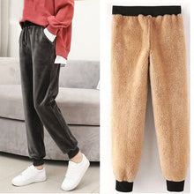 Load image into Gallery viewer, BEFORW Women Velour Casual Pants
