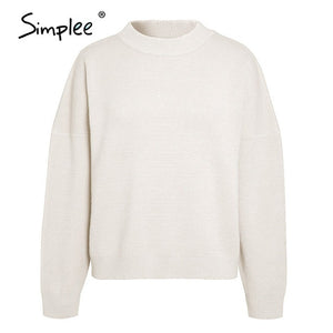 SIMPLEE Women Geometric Knitted Sweater