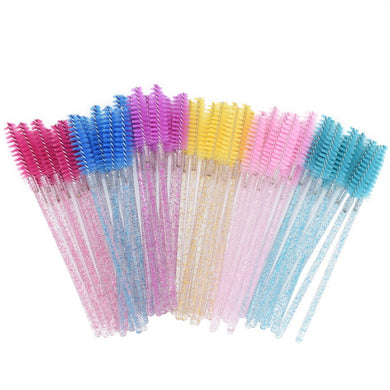 QSTY 50Pcs Eyelash Disposable Mascara Wands