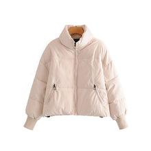 Load image into Gallery viewer, WIXRA Women Puffer Bomber Coat