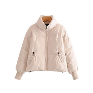 WIXRA Women Puffer Bomber Coat