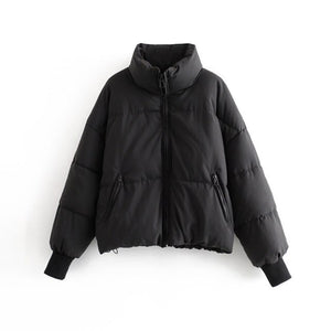 WIXRA Women Puffer Bomber Coat