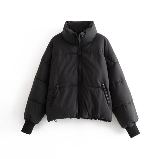 WIXRA Women Puffer Bomber Coat