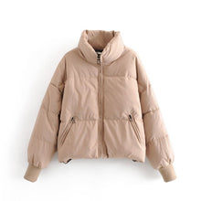 Load image into Gallery viewer, WIXRA Women Puffer Bomber Coat