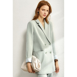 AMII Women 4 Piece Set Blazer, Tanks, Pants